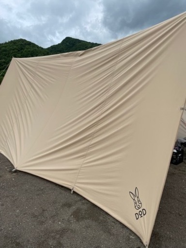 日本製得価DOD チーズタープＭ・BIGタープポール×② テント・タープ