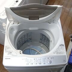 東芝 5.0ｋｇ 洗濯機 ＡＷ－5G6（W） 2018年製【モノ市場東浦店】139