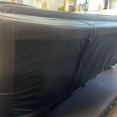 傷・汚れに強い合成皮革 ソファベッド