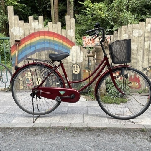 【3651】シティ　マルイシ　26インチ　前タイヤ新品　6,100円（防犯・税込）