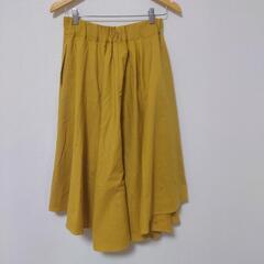 STOCK&INTELLI　黄色　ロングスカート　綿100%　 ...