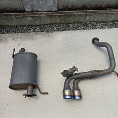 スズキ　パレット　MK21S　HKSマフラー　センター出し　ターボ無　車検対応