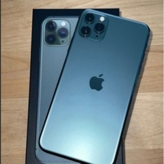 【美品】iPhone 11 pro max 256GB ミッドナイトグリーン SIMロック解除済 付属品は全て新品未使用＋おまけ