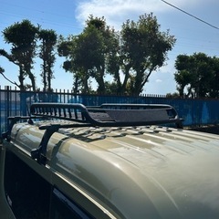 【値下げ】アルミ製ルーフラックとルーフキャリア一式