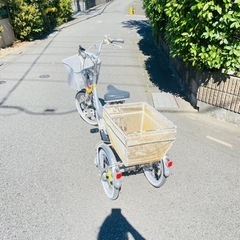 中古】電動式！三輪自転車