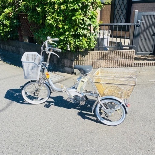 【中古】電動式！三輪自転車