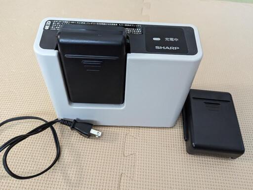 シャープ　純正部品 リチウムイオン電池用 充電器 ＆バッテリー2個