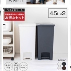 ゴミ箱　45ℓ　2個セット