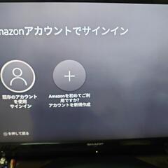 SHARP AQUOS ３２型& Amazon fire tv ...