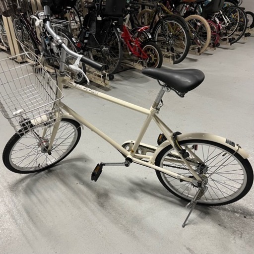 美品✨無印良品 自転車 20インチ シティ車 オフホワイト