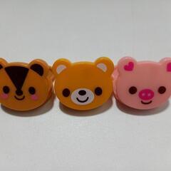 《未使用品》動物クリップ　３点セット【値下げ】