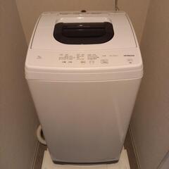 日立　洗濯機5kg　2022年製　保証書付き　美品
