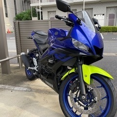 【ネット決済・配送可】ヤマハ　YZF-R25 新型外装取り付け　...