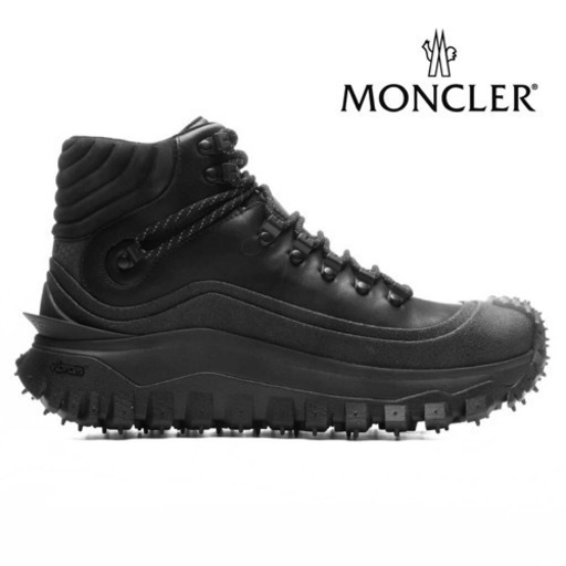 【MONCLER】モンクレール Trailgrip Gtx High-Top Trainers スニーカー 黒 27.0cm 51300円