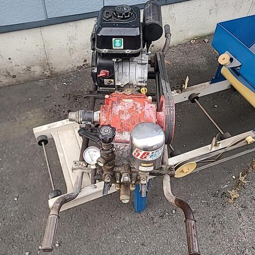 農機具　水吸い上げ　ホース付き