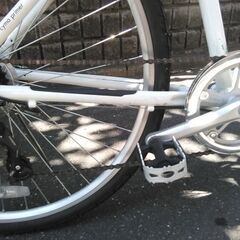 クロスバイク cyma  primer  7段変速 700c アルミ ホワイト 配送無料