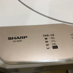 【超美品❗️オススメ❗️】2022年 SHARP 6㎏ 穴なし槽で黒カビブロック＆節水★自動槽洗い搭載！洗濯機 ES-GE6F