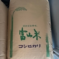 富山米　令和4年度米　コシヒカリ玄米　30Kg