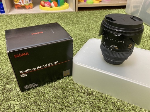 SIGMA 10-20mm F4-5.6 EX DC (ペンタックス用) 　レンズフード付き