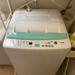 サンヨー　全自動洗濯機　7kg  風乾燥付き　譲ります