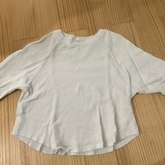 白Tシャツ 丈短め 【GU】Sサイズ
