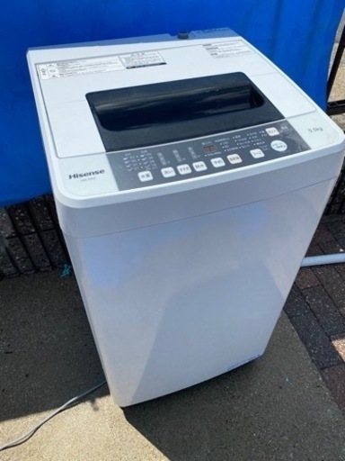 お薦め品‼️分解洗浄済み‼️ハイセンス洗濯機5.5kg 2019年