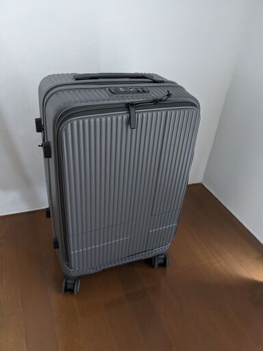 イノベーター スーツケース Mサイズ 55L フロントオープン ストッパー付き 軽量 静音 innovator INV155 キャリーケース キャリーバッグ