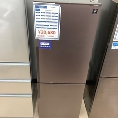 SHARPの2ドア冷蔵庫(SJ-PD27Y-T)のご紹介です