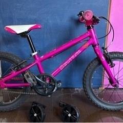 子供用自転車　ヨツバサイクル 16インチ　ピンク