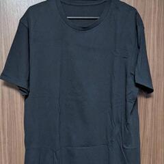 ユニクロ 無地 半袖Tシャツ 黒 5枚セット XL