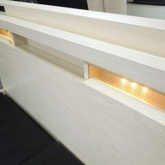 現状品 シングルベッド フレームのみ 引出し収納付き アイボリー ☆ 札幌市 北区 屯田 