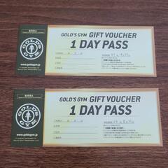 GOLD'S GYM　1Day Pass　2枚セット