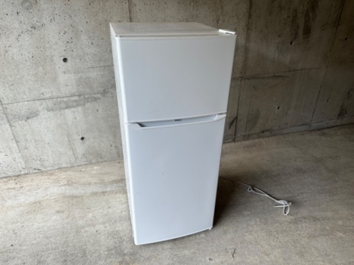 【中古】札幌 引取歓迎 2ドア 冷凍冷蔵庫 Haierハイアール JR-N130A 130L 2020年製 耐熱性能天板 高さ調整可能 スリムボディ【札TB01】