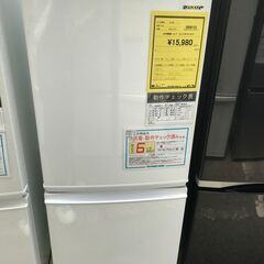 【FU499】★シャープ 冷蔵庫 SJ-C14E-W 2019年製	