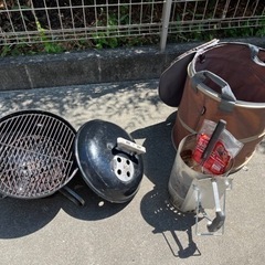 weber grilj スモーキージョー　焚き火台にもなるグリル