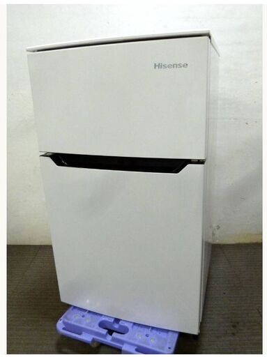 Hisense 　ハイセンス　2ドア冷凍冷蔵庫　動作良好　HR-B95A　2016年製　 93L　右開きタイプ　コンパクトサイズ　ホワイト　1人暮らし