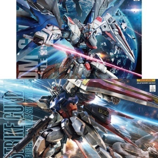 MG フリーダムガンダム　エールストライクガンダム　未組立