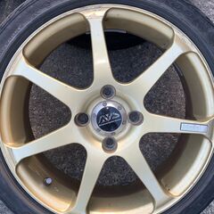 【売約済】YOKOHAMA(ヨコハマ) AVS model7 15インチ　5.5J off+44 pcd100/4H