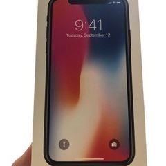 【ネット決済・配送可】iphoneX用 本体箱 