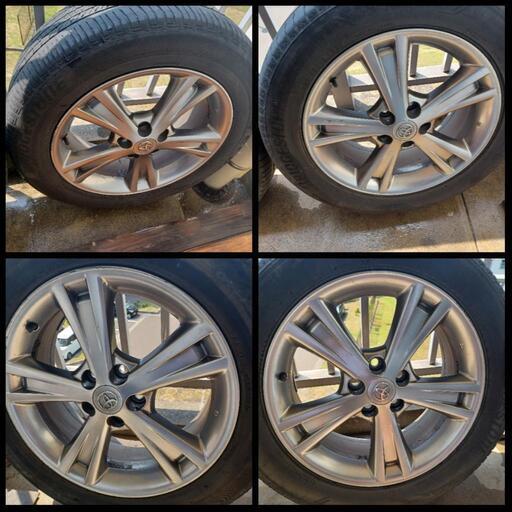 ハリアー純正ホイール 235/55/R18 DUNLOP GRANDTREK PT3 235/55R18】夏 