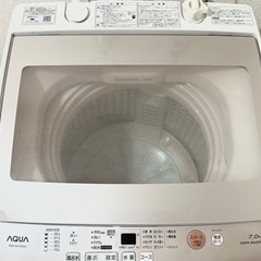洗濯機　AQUA AQW-GV70G