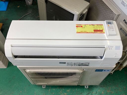K04388　三菱　中古エアコン　主に18畳用　冷房能力　5.6KW ／ 暖房能力　6.7KW