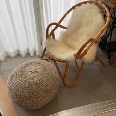 ラタン　籐　チェア　家具　椅子　スツール　セット