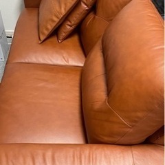 ニトリ　本革ソファ