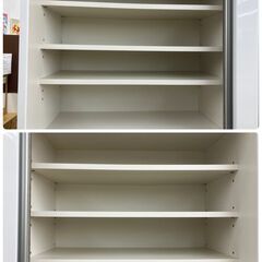 UGGムートンブーツ-【値下げしました!!】松田家具 2面レンジボード 収納 スチームオーブン対応 モイス ホワイト 白系 No.75● ※現金、クレジット、ぺイペイ、スマホ決済対応※