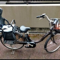 電動ママチャリ　子乗せ自転車