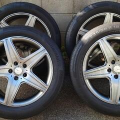 バリ山美品☆18年製 ベンツ純正タイヤホイール GLA等 コンチネンタル SUV用