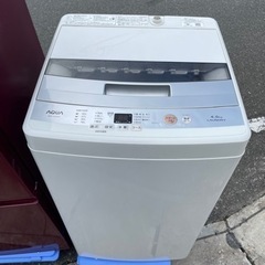 AQUA 4.5kg洗濯機　AQW-S45E  2017年製