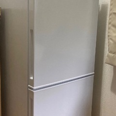 ファン式2ドア冷蔵庫　2