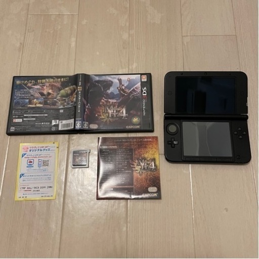 Nintendo 3DSLL ブルー×ブラック 本体＋SDカード＋ソフト